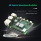 thumbnail image 5 of Disipador De Calor 3 disipadores de calor de aluminio para Raspberry Pi 4B disipador de calor almohadilla de refrigeración (plata), 5 of 7