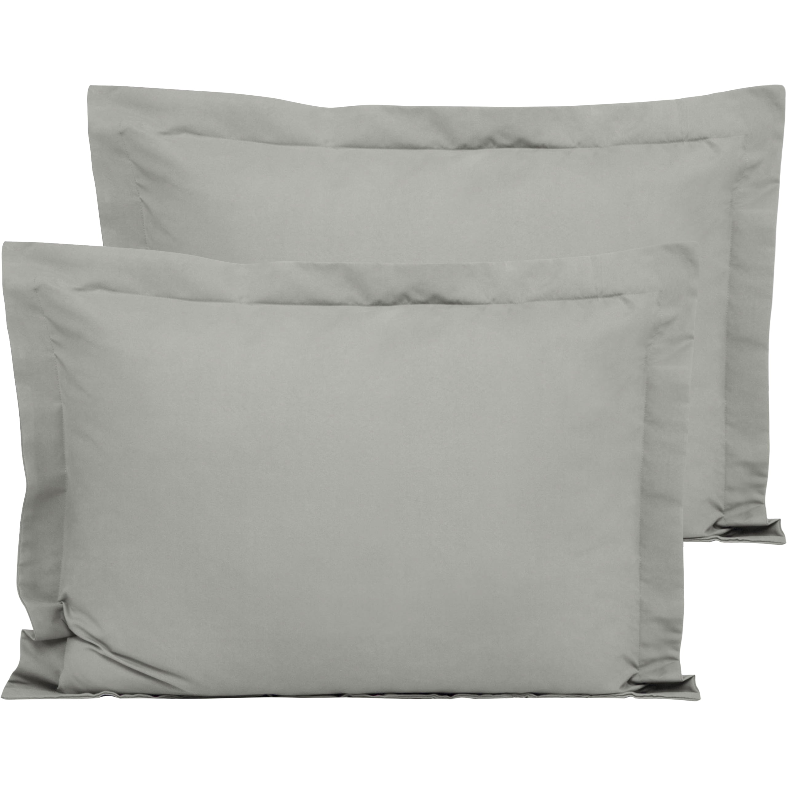 FLXXIE 2 Pack Microfiber Pillow Shams 20 x 26 Orange, Standard Ultra Soft and Premium Quality 