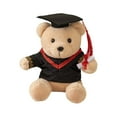 thumbnail image 1 of 10 Inch Grad Party Decorations Graduation Bear Plush Gift, Graduation Season Creative Gift Cute Hat Bear Doll, for Graduation Decorations Anniversary Party Decorations (D), 1 of 6