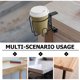 thumbnail image 2 of Portavasos grande de escritorio con clip de metal y abrazadera para bebidas, ideal para café y mucho más, ahorra espacio para el hogar, la escuela, la oficina, camping al aire libre., 2 of 6