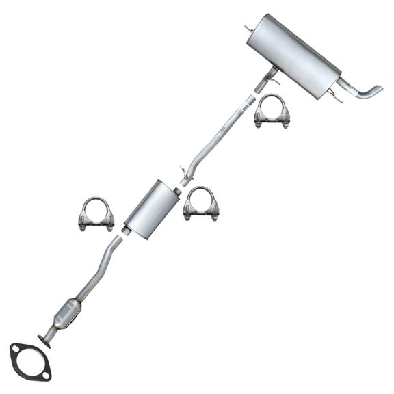 Stainless Steel Exhaust Catalytic, Muffler & Intermediate Pipe Fits 2010–2017 Chevrolet Equinox & GMC Terrain 2.4L – Direct Fit