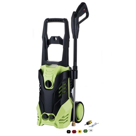 Zimtown 1800W 2200PSI Electric High Pressure Washer, Professional Washer Cleaner Machine, Power Washer, with 5 Quick-Connect Spray Tips, with Hose Nozzle