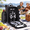 Black-2 person, variant on Black 2 Person Insulated Picnic Backpack with Blanket and Accessories