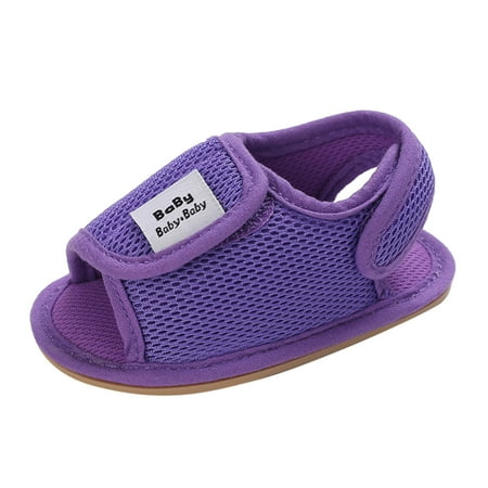 

Spring Summer Children Baby Toddler Shoes Boys Girls Sandals Flat Mesh Comfortable Breathable Shoes Back Strap Hook Loop