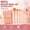 pink, variant on 9PCS Makeup Brush Set with Travel Case, 8-Piece Ivory White Face & Eye Makeup Brushes, Soft Synthetic Bristles Cosmetic Brush Kit for Foundation, Powder, Blending, Eyeshadow and Lip Makeup