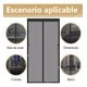 thumbnail image 5 of Cortina Mosquitera Velcro Con Cierre Magnético 210cm X 90cm, 5 of 8