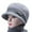 Gray, variant on iHPH7 Cloche Hats for Women Winter Accessories for Women Beanie for Women Tea Party Hat Winter Caps for Women Knit Hat Womens Winter Hat Dark Blue One Size