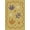 Yellow, Pattern 1, variant on ODIKA 4'x6' Yellow Soft Charm with Playful Nature Washable Area Rug Elegant Star and Leaf Patterns for Modern Decor Non-Slip, Chair-Friendly, Flatwoven for Home Office, Under Desk
