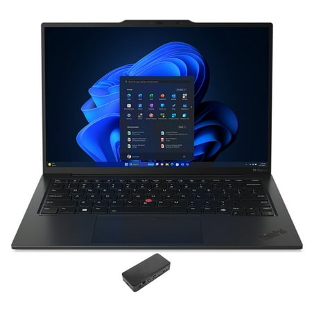 Lenovo ThinkPad X1 Carbon Gen 12 Home/Business Laptop (Intel Ultra 7-155H 16-Core, 14.0in 120 Hz 2.8K (2880x1800), Intel Arc, 32GB LPDDR5X 6400MHz RAM, 2TB PCIe SSD, Win 11 Pro) with USB-C Dock