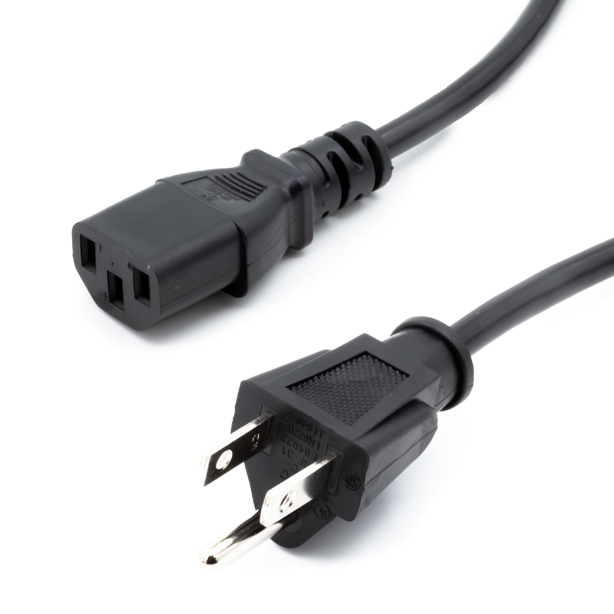 Buy UL Approved 6 Feet Universal Computer Monitor Power Cord, C13 Power