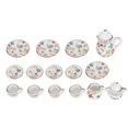 thumbnail image 1 of Ensemble de 15 tasses à thé miniatures en porcelaine pour maison de poupée 1:12 (n° 3), 1 of 4