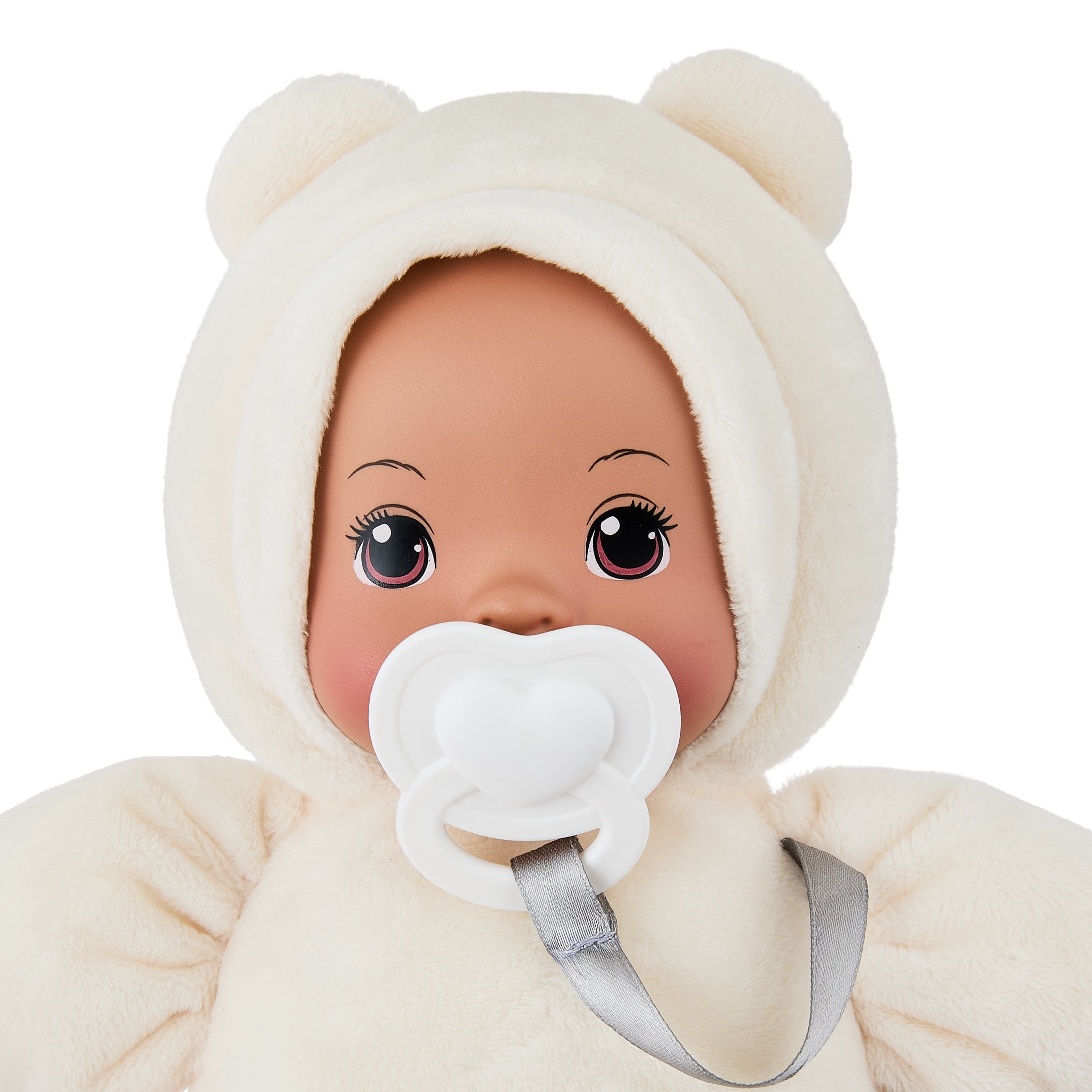 My Sweet Love 10-Inch Snuggly Baby Doll with Pacifier, Cream Bear Outfit