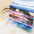 thumbnail image 4 of Bolsa de malla con diseño de mandala estilo europeo y americano, bolsa de tela, embalaje, toalla de baño de felpa, toalla de playa con impresión de doble cara, 4 of 5