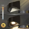 thumbnail image 2 of Classy Caps Solar LED Outdoor Deck & Wall Light - Black Stainless Steel, 2 of 4