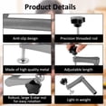 thumbnail image 4 of CNKOO 2Pcs Bench Clamp Stainless Steel Woodworking Fast Clamp One Hand Operation Dog Hole Clamp Adjustable Bench Desktop Clip Portable Carpenter Tool for Woodworking, 4 of 7