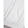 thumbnail image 5 of Sinleey Men's Sleeveless Fitness Muscle Cut Off Zip-up T-Shirts with Pockets Solid Color Zipper White XL, 5 of 7