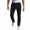 Black-17, variant on Men's Stretch Slim Fit Flat Front Chino Pants with Pleats for Work Business and Casual Wear