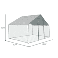 thumbnail image 7 of CASEMIOL 10×6×6ft Large Chicken Coop, Metal Chicken Run with Waterproof, Durable UV Cover, Poultry Chicken Pen for Outdoor, Backyard and Farm, 7 of 7