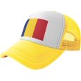 thumbnail image 1 of Flag of Romania Mesh Back Trucker Cap Baseball Cap, 1 of 8