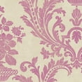 thumbnail image 1 of Stripes And Damasks, Classic Damask Stripes Cream, Red Wallpaper Roll, 1 of 2