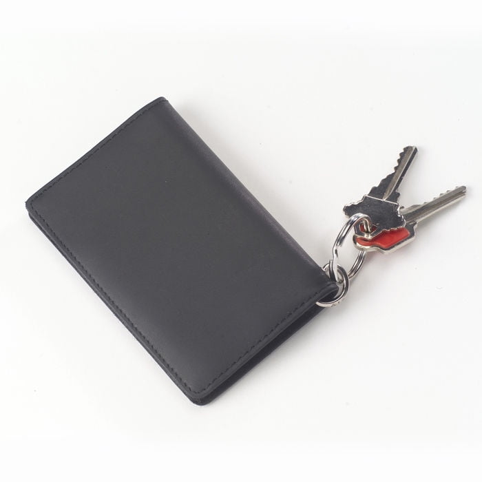 Leather ID and Key Ring Wallet