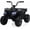 Black, variant on 12V 4‑Wheeler ATV Ride‑On Vehicle, High & Low Speed Modes, 1.8 MPH Max Speed, surface‑patterned Tires, LED Lights, USB & Music Playback, Dual‑Motor Powered Recreational Quad,White