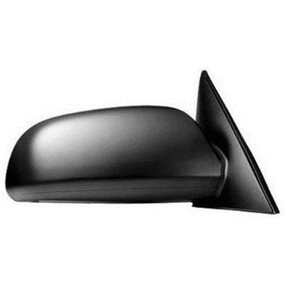 Right Hand Power Heated Non-Folding Door Mirror for 2006-2010 Sonata, Gloss Black