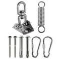 thumbnail image 1 of LOLIPPYY 1Set Multipurpose Stainless Steel Hammock Parts Ceiling Hooks for Chairs Fans and Light Fixtures, 1 of 6