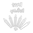 thumbnail image 4 of MasteelfCA 2 Sets Birthday Theme Cutting Dies High-carbon Steel Stencils Embossing Template, 4 of 7