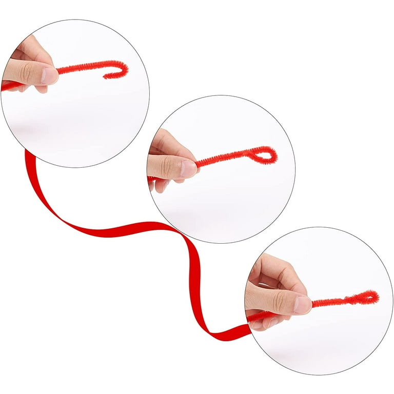 200 Chenille Stems Craft Pack - 6mm X 12 Inch Bendable Pipe Cleaners