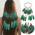 thumbnail image 4 of Feather Headband Accessory Boho Hair Rope With Feathers For Women Girls Festival Party, 4 of 5