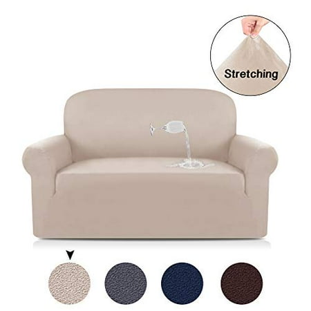 Couch Slipcover Sofa Cover 1 Pieces Suede Spandex Stretch Strapless For Loveseat Covers Anti Slip Highly Fitness
