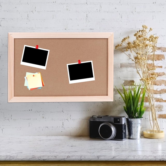 OULII Notice Board Display Cork Board Synthetic Material 2PCS For Classroom Use