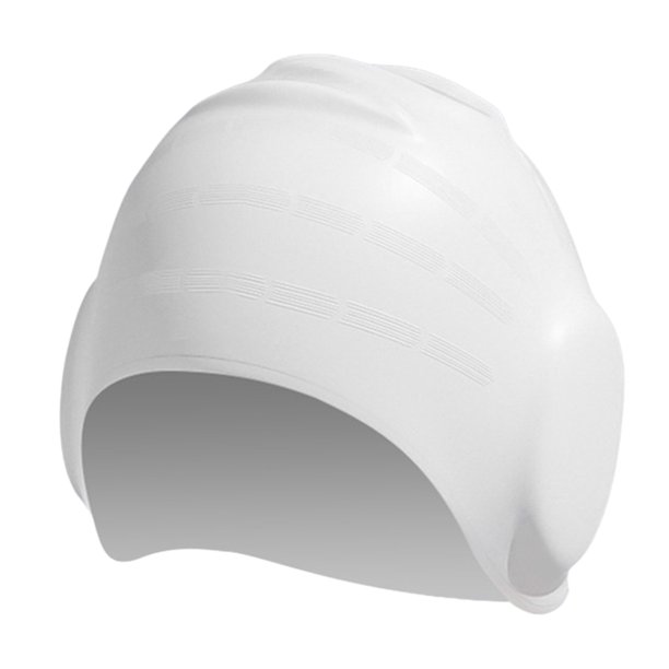 Tapa Natación Silicona Protección Contra La Oreja Impermeable para Hombres Mujeres () Blanco