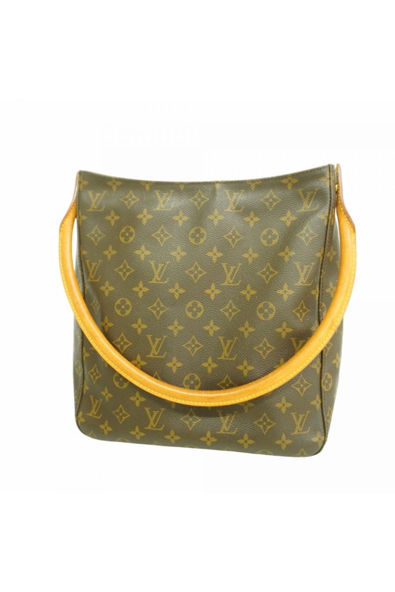 Pre-Owned Louis Vuitton Monogram Looping GM Shoulder Bag M51145 Brown Women's