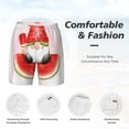 thumbnail image 5 of Lsque Mens Swim Trunks Watermelon Gnome Pattern - Bathing Suit Compression Liner - Beach Swim Shorts Swimwear - (S-3XL) - Stretch Quick Dry -X-Large, 5 of 9