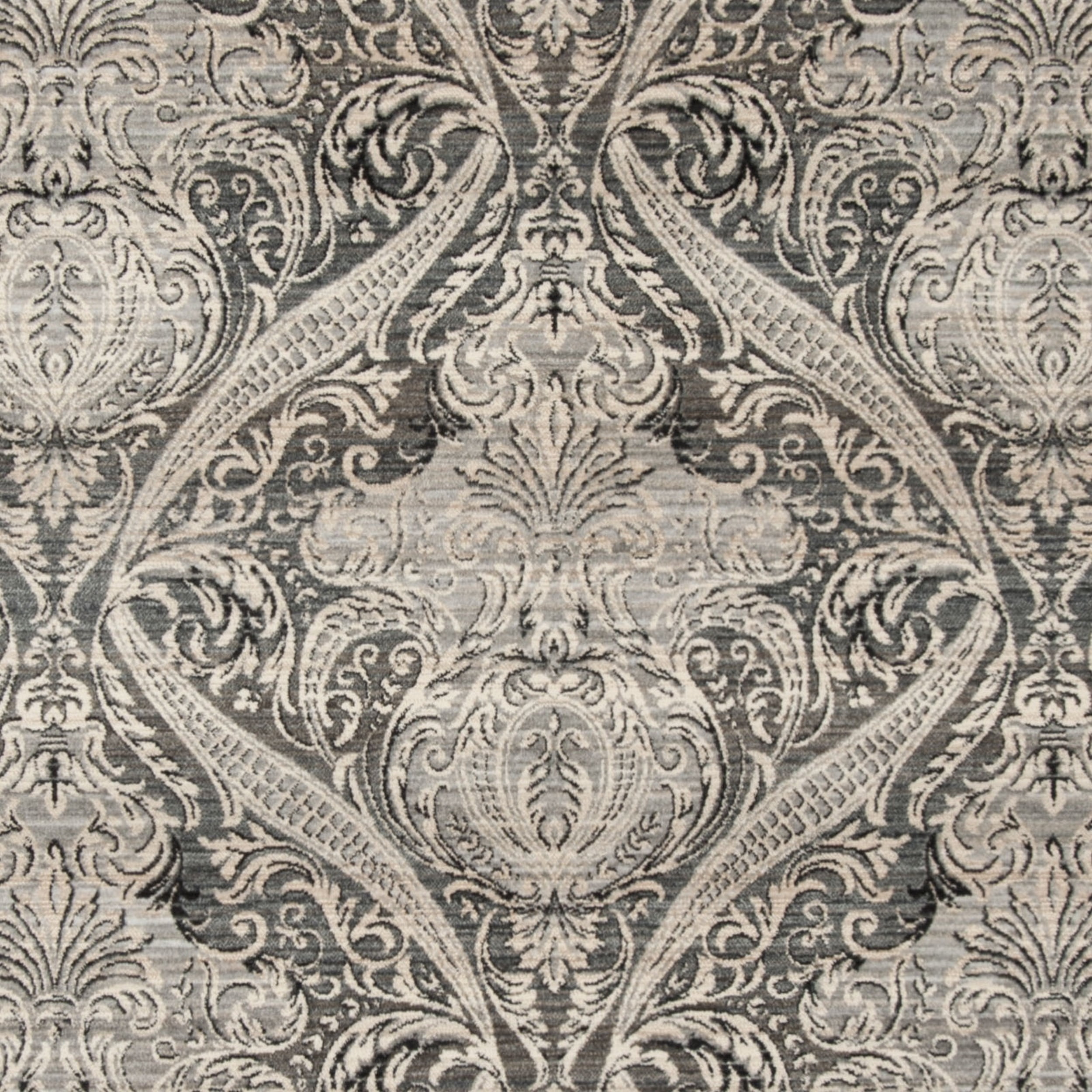 SAFAVIEH Vintage Persian Bear Geometric Polyester Area Rug, Grey/Charcoal, 9' x 11'7"