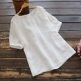 thumbnail image 2 of kamemi Women Oversized Tshirt Women Oversized T-Shirt Summer Casual Short Sleeve Loose Tee Tops(White,M), 2 of 7
