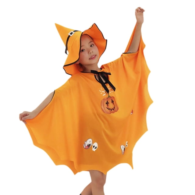 Disfraz de Halloween Para niños con alas de murciélago perfecl Amarillo 80x110 cm