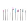 thumbnail image 3 of Juego de brocas para uñas de 10 piezas con caja de almacenamiento de plástico para uñas TFixol Brocas para uñas, 3 of 7