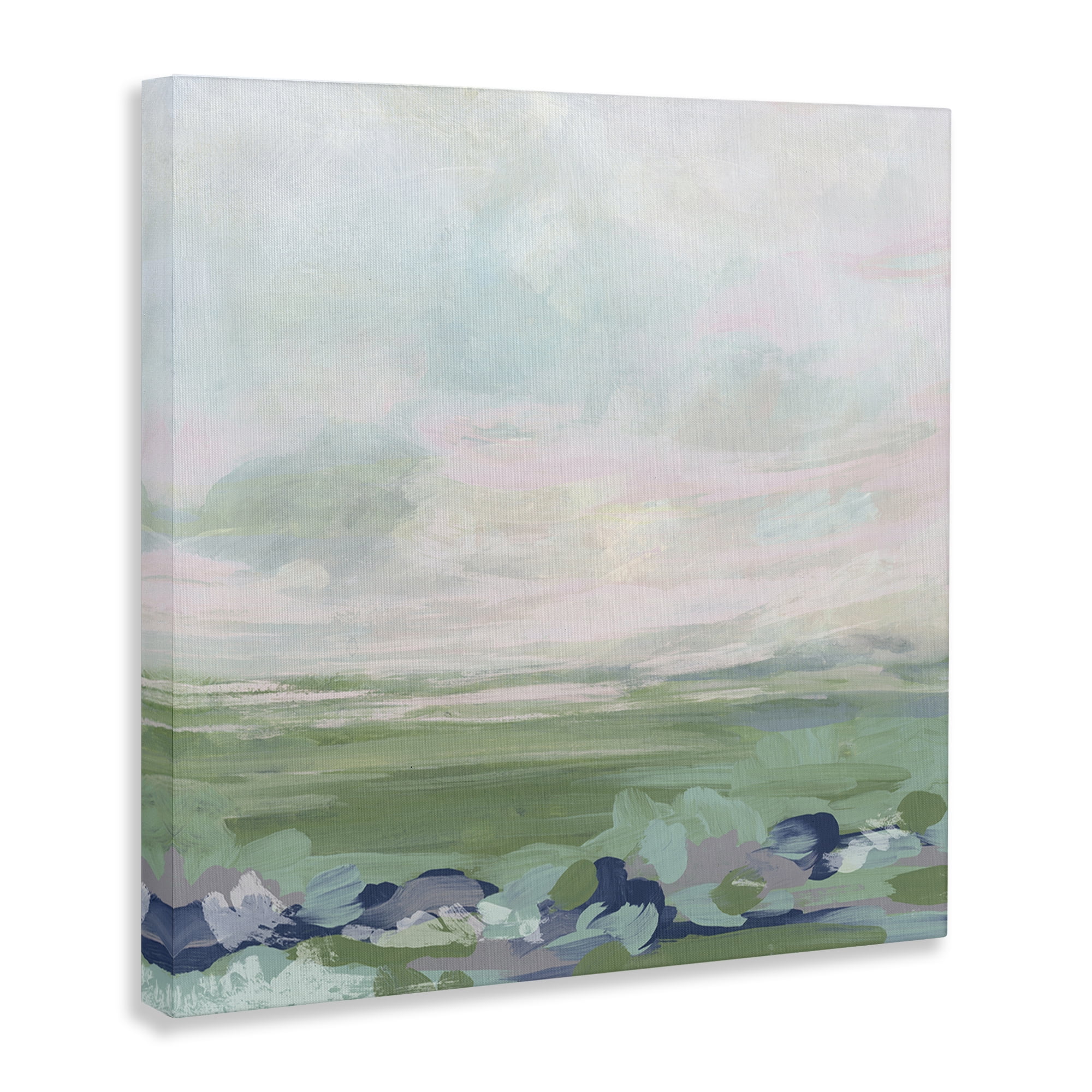 Stupell Industries Grassland Sky Gradient Landscape & Nature Painting Wrapped Canvas Art Print Wall Art, 36 x 36
