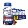 Ensure Plus Meal Replacement Nutrition Shake With Fiber, Milk Chocolate, 16g Protein, 8 fl oz - 24 Pack