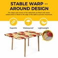 thumbnail image 4 of Farmhouse Apples Table Cloths for 3 Foot Rectangle Tables, Country Tropical Fruits Watercolor Patio Waterproof Elastic Fitted Tablecloths, Washable Rectangular Table Cover for Camping, 4 of 8