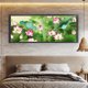 thumbnail image 1 of Cuadros Decorativos Hilo de bordar Full Eco-cotton 11CT Impreso Lotus Sun Artwork Rojo DQrwqpou embutido en tela, 1 of 9