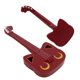 thumbnail image 4 of Ukeleles De Plástico, Juguete De Ukelele Recubierto ABS Pequeño Para Principiantes Para Regalo ANGGREK Otros, 4 of 8