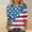 A23 Blue, variant on of The Day Patriotic Shirts for Women 3/4 Sleeve Fourth of July Shirts Crew Neck Usa Shirt American Flag Tee Shirt Summer Fashion Tops Striped Stars Blouses Going Out Tops