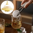 thumbnail image 4 of Whiskey Round Ice Cube Tray Silicone Bulb Shaped Ball Ice Maker for Cocktails Freezer, 4 of 6