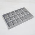 thumbnail image 3 of 4 Pieces Jewelry Trays Organizer Insert Divider for case Box Gift Watch Necklace Grey, 3 of 9