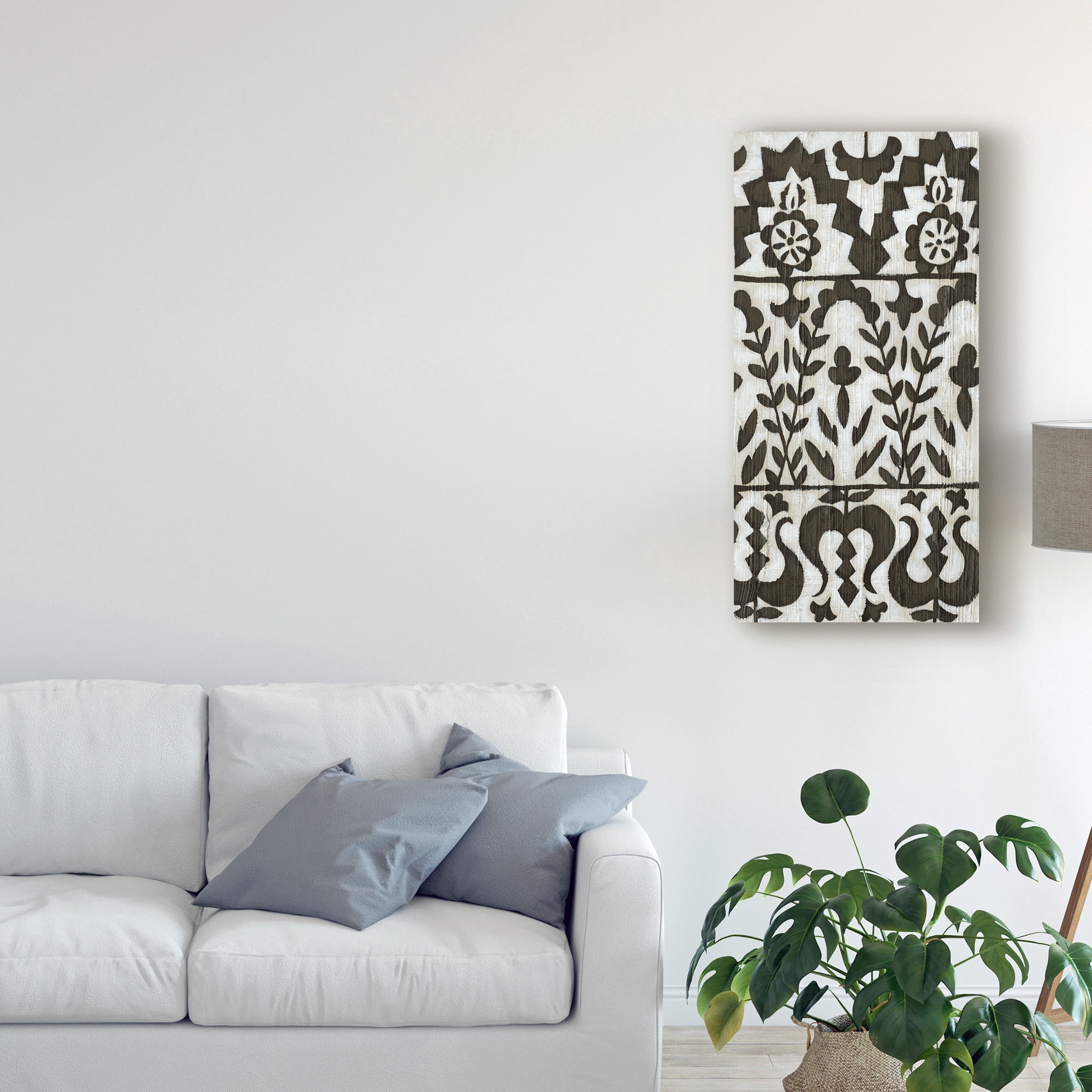 Trademark Fine Art 'Flamenco Pattern II' Canvas Art by Chariklia Zarris