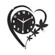 thumbnail image 2 of Reloj de pared acrílico decorativo, adorno de moda, regalo, silencioso, sin tictac, simple y creativo. Negro, 2 of 9